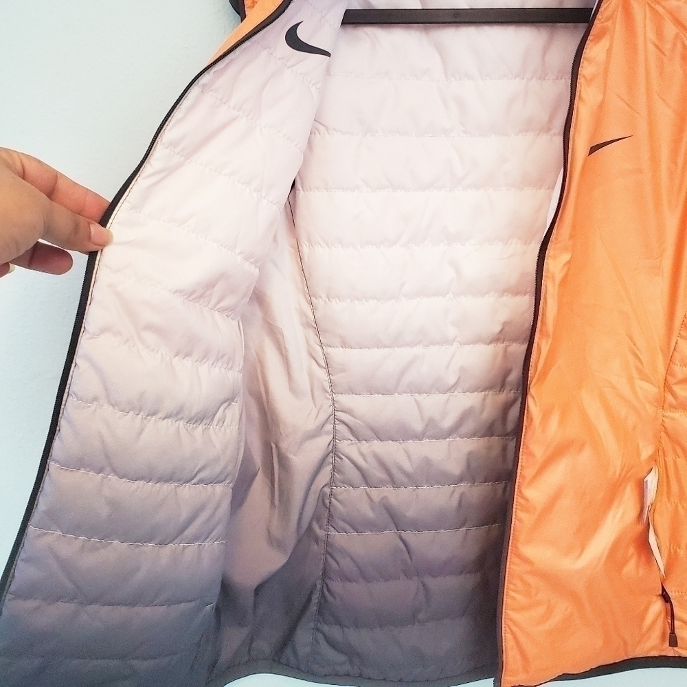 NIKE Performance Reversible Orange and Gray Vest Size S - Picture 9 of 15